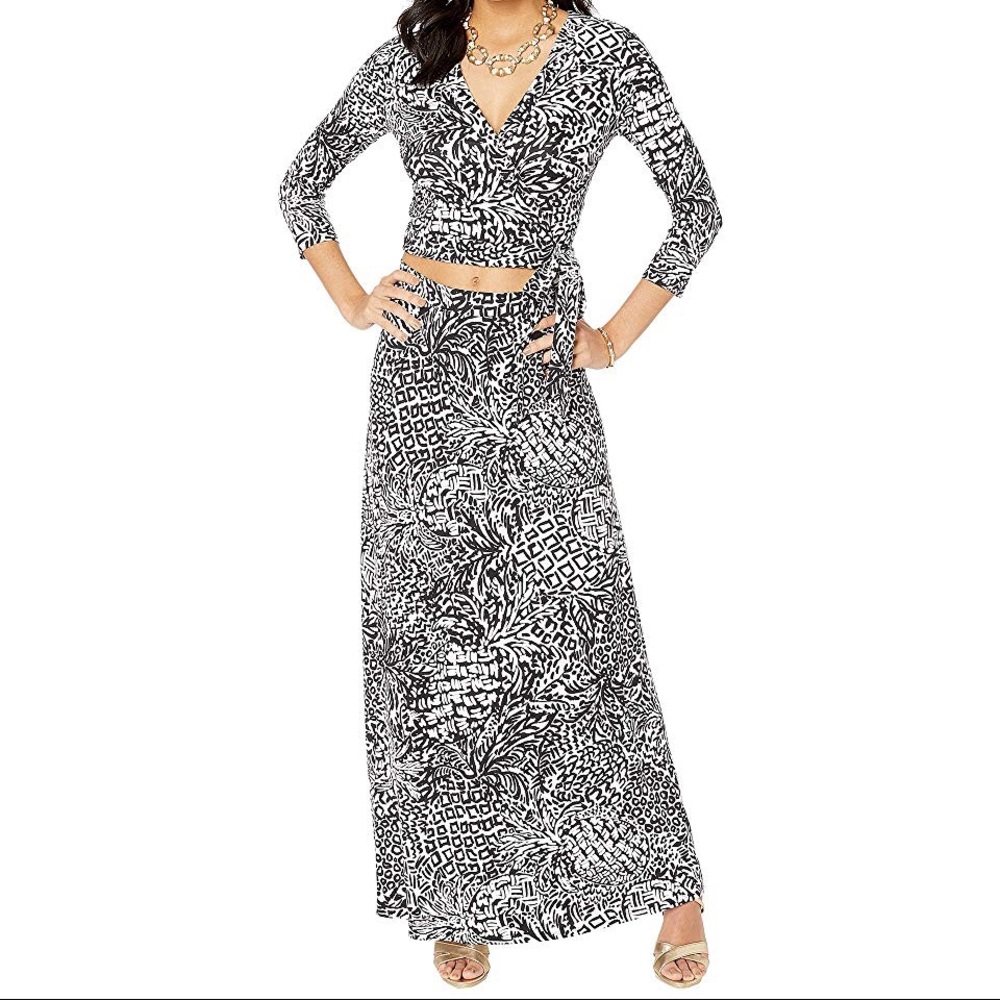 Lilly Pulitzer crop top skirt Ruari Set